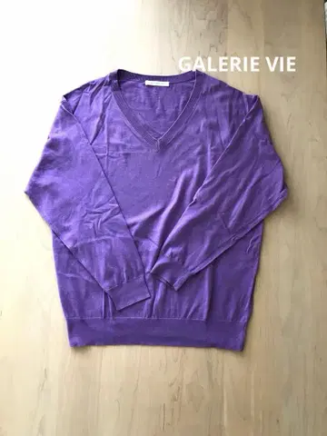 GALERIE VIE V넥 코튼 니트