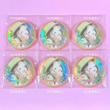 학원 아이돌 마스터 학마스 오로라 캔뱃지 쿠라모토 치나 6개 세트