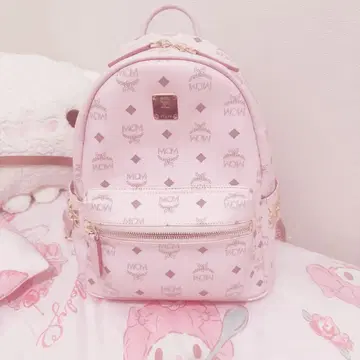 MCM 파우더 핑크 백팩