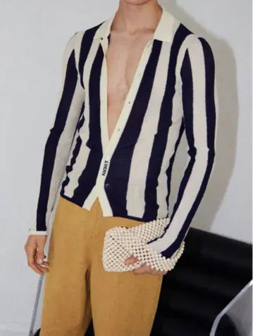 NKNIT striped pattern KNIT shirts