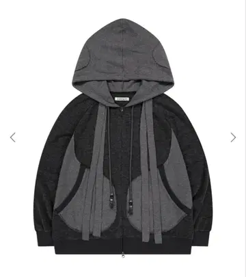 COYSEIO EARMUFFS HOOD ZIP-UP
