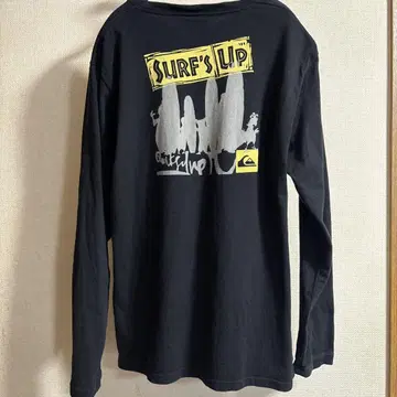 Quiksilver 블랙 긴팔T셔츠 L