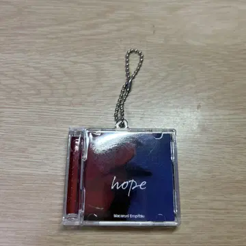 마카로니 연필 CD풍 키링 hope