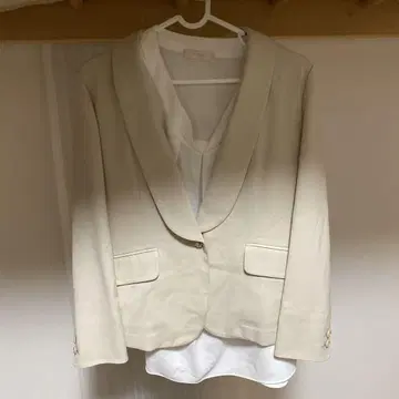 anySiS 아이보리 자켓 블라우스