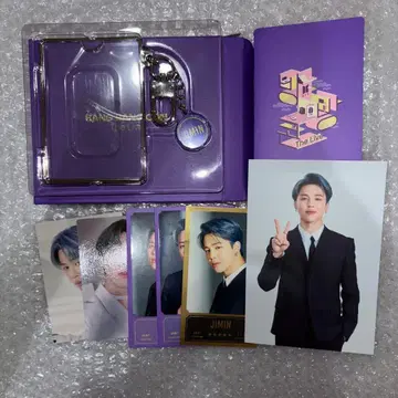 지민 bangbangcon 키링 포토 카드 세트