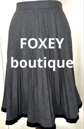 FOXEY 플리츠 스커트 40
