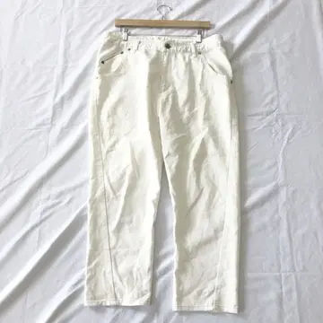 에드윈 데님 팬츠 청바지 화이트 캐주얼 외출