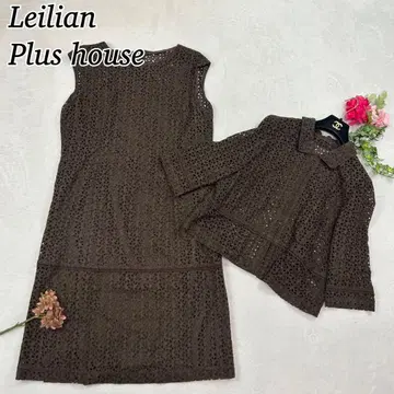I747 XL 레리아 엠플러스 하우스 스커트 셋업 브라운 여성용