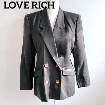 LOVE RICH 라브리치 테일러드 자켓 레트로 울100% L