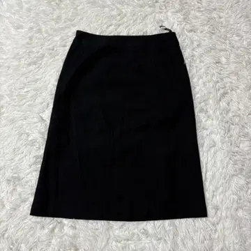 INED 이네드 미디 스커트 M 실크 플랑드르 타이트 울