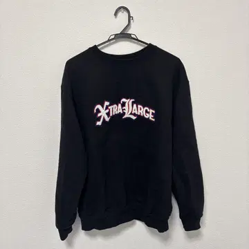 XLARGE 블랙 크루넥 트레이닝복 M