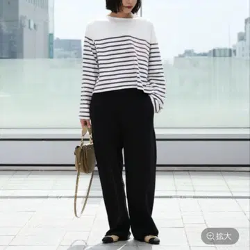 BRILL 속기모 스웨트 팬츠 블랙