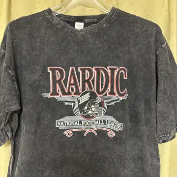 RARDIC NFL 빈티지 T셔츠 다크 그레이