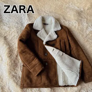 ZARA mouton jacket 스웨이드 무스탕 자켓 보아