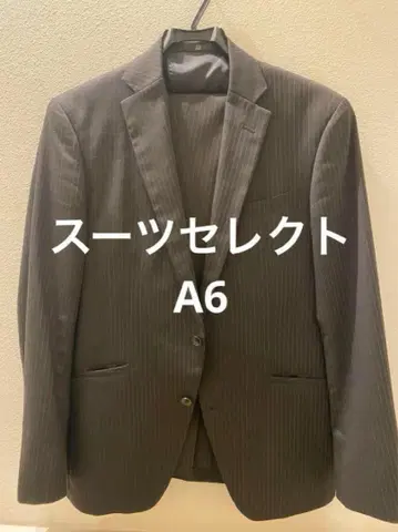 SUIT SELECT 정장 셀렉트 셋업 블랙 스트라이프 A6