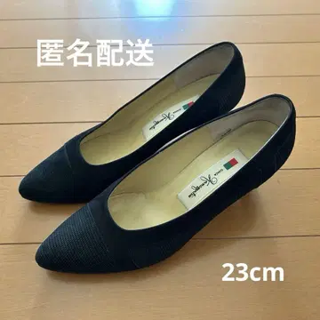 긴자 카네마츠 펌프스 블랙 23cm