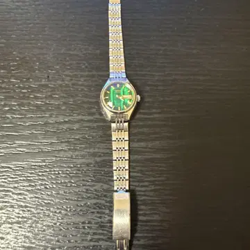 SEIKO 자동 와인딩 손목시계 그린