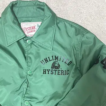 HYSTERIC GLAMOUR 나일론 자켓 그린
