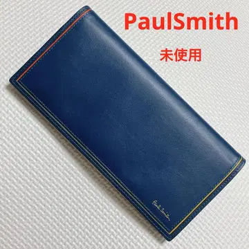 미사용 PaulSmith 폴스미스 가죽 장지갑 블루