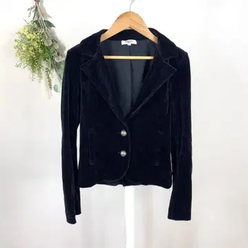 T1174 내추럴 뷰티 베이직 자켓 벨로아 블랙 S