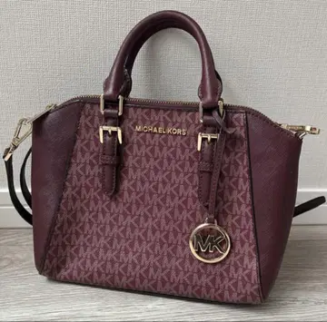 가격 인하 마이클코어스 2way 숄더백 와인 레드