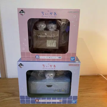 제일복권 치이카와 (먼작귀) 온천 A, B상 2종 세트