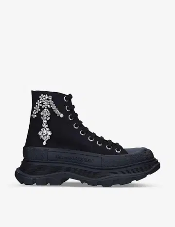 Alexander McQueen 비쥬 장식 스니커즈
