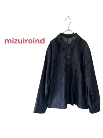 미즈이로 인드 mizuiroind 데님 컴팩트 셔츠 데님 셔츠