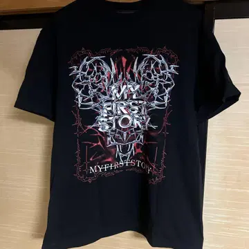 MY FIRST STORY 티셔츠 블랙 MFS