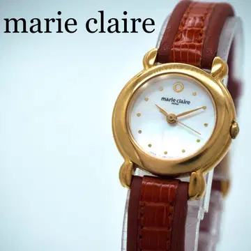 47 마리끌레르 쉘 여성용 시계 레드 골드 앤티크