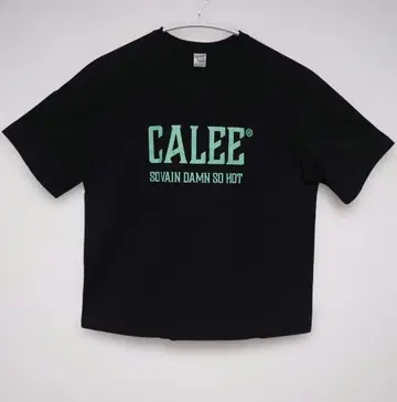 [ 새상품급 ] CALEE 칼리 LOGO 로고 T셔츠 블랙 L