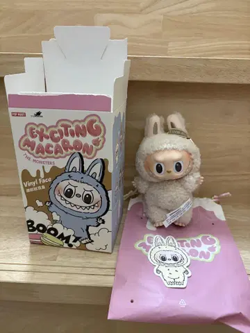 [정품] LABUBU 마카롱 러브 soymilk
