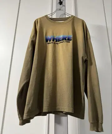 새상품급 DAIRIKU WHERE VINTAGE THEME T