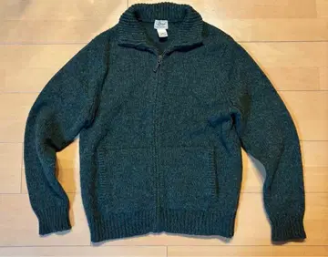 L.L.Bean 100% 램스울 집업 스웨터