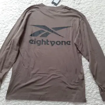 남성용 리복 긴팔 티셔츠 브라운 L