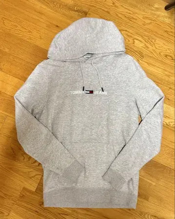 TOMMY JEANS 그레이 후드티 M