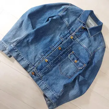 GLOBAL WORK 데님 자켓 지쟌 1ST 짧은 기장