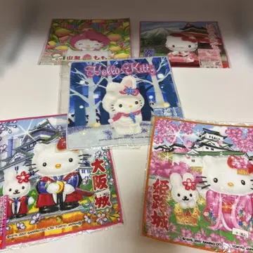 헬로키티 지역 한정 미니 타월 세트