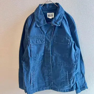 USA 구제 의류 컨버스 밀리터리 자켓풍 블루종 네이비 L