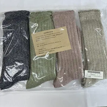 knitwin 니트윈 실크 린넨 삭스 세트 사이즈: 23~25cm