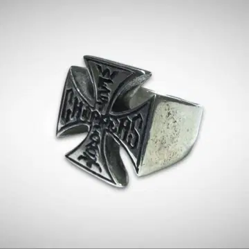 West coast choppers 반지 18호 아이언 크로스 반지