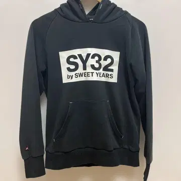 SY32 by SWEETYEARS 박스 로고 후드티 후디 M