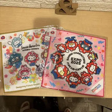 만박 캐릭터 손수건 타월 2장 세트