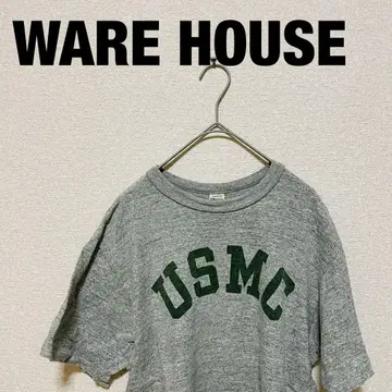 WARE HOUSE 웨어하우스 T셔츠 USMC 반팔 남성용