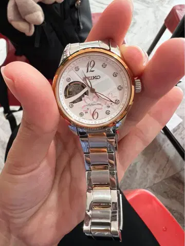 SEIKO 자동 손목시계 여성용