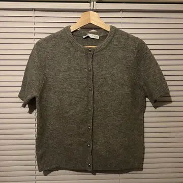 ZARA 반팔 니트 가디건