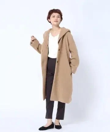 스튜디오 클립 2WAY 울 롱 코트