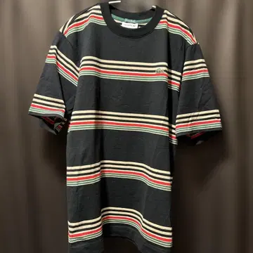 LACOSTE 보더 T셔츠