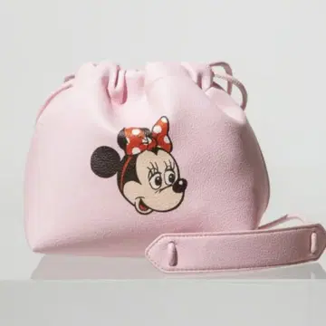 WCJ DRAWSTRING BAG 미니 파스텔 핑크