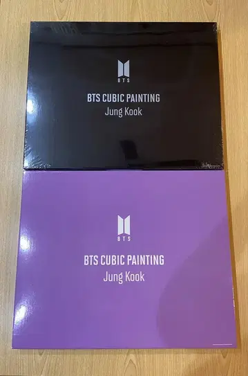 BTS 큐빅 페인팅 굿즈 정국 JUNGKOOK 2세트